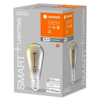 SMART+ Filament Edison Dimmable 44 6 W/2500 K E27 Ledvance