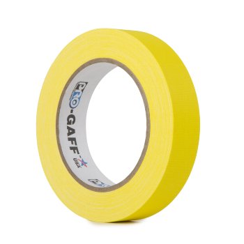 PROGAFF Gaffer Tape Gelb 24mm x 22,8m