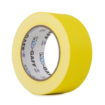 PROGAFF Gaffer Tape Yellow 48mm x 22,8m PRO TAPES