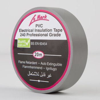 PVC Electrical Isolierband Tape Grau 19mm x 20m