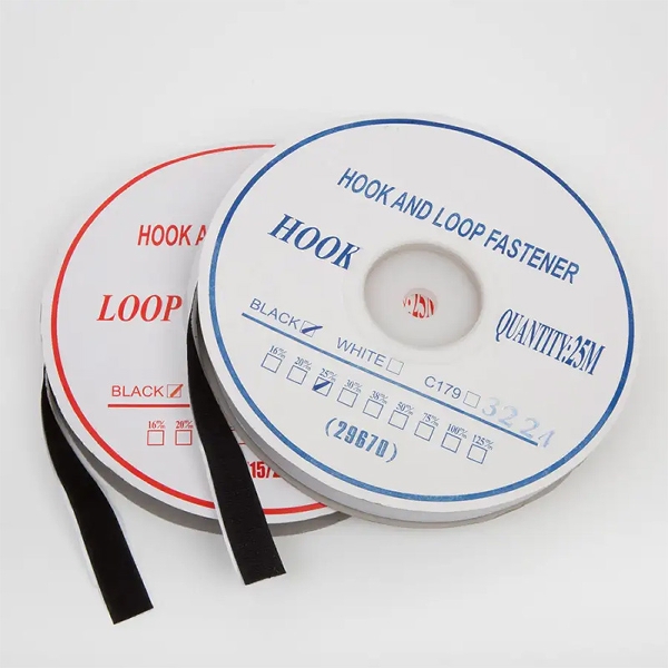 25m White Velcro roll - hook and loop