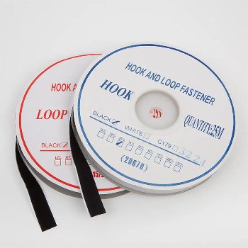 Velcro Roll Hook & Loop Tape 25mm x 25m Black HOOK SIDE MAGTAPE