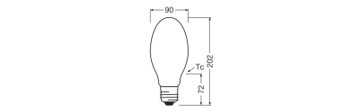 HQL LED FIL V 6000LM 38W 840 E40