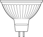 LedVance Ampoule LED MR16 à intensité variable 5 W