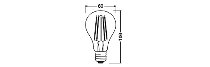 LED CLASSIC A DAYLIGHT SENSOR S 7.3W 827 FIL CL E27
