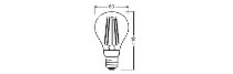 LED CLASSIC A MOTION SENSOR S 7.3W 827 FIL CL E27 - LEDVANCE
