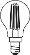 LED CLASSIC P DIM CRI 90 S 3.4W 927 FIL CL E14
