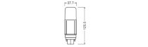 DULUX LED D VT EM & AC MAINS V 9.5W 830 G24D - LEDVANCE