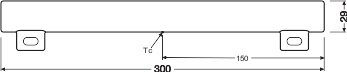 LEDINETRA® BASE 300 mm 25 3.5 W/2700 K S14s