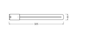 DULUX LED L HF & AC MAINS V 12W 840  2G11