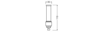 DULUX LED D EM & AC MAINS V 5W 830 G24D-1