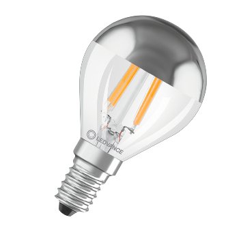 LED CLASSIC P MIRROR P 4W 827 FIL SIL E14 - LEDVANCE