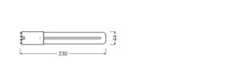 DULUX LED L HF & AC MAINS V 8W 840  2G11