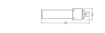 DULUX LED S EM & AC MAINS V 3.5W 830 G23 - LEDVANCE