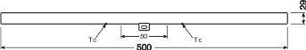 LEDINETRA® BASE 500 mm 40 6 W/2700 K S14d