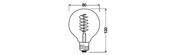 Vintage 1906 LED DIM 30  7.8 W/1800 K E27