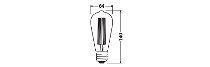 Vintage 1906 LED DIM 42  11 W/1800 K E27 - LEDVANCE