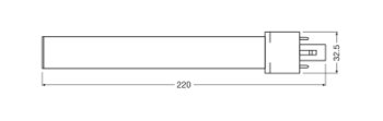 DULUX LED S EM & AC MAINS V 6W 840 G23