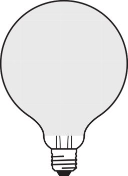 LED CLASSIC GLOBE P 11W 827 FIL FR E27
