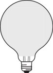 LED CLASSIC GLOBE P 11W 827 FIL FR E27