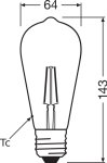 Vintage 1906® LED 22  2.5 W/2400 K E27