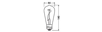 Vintage 1906® LED 10  3.4 W/1800 K E27