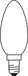 LED CLASSIC B P 5.5 827 FIL FR E14 - LEDVANCE