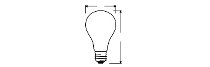 LED CLASSIC A P 24W 827 FIL FR E27