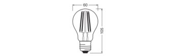 LED CLASSIC A P 11W 840 FIL CL E27 - LEDVANCE