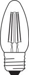 LED CLASSIC B P 4W 827 FIL CL E27