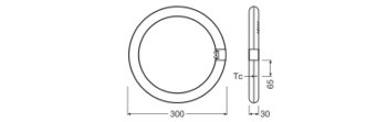LED TUBE T9 EM V 18.3W 830 G10Q - LEDVANCE