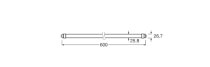 LED TUBE T8 EM P 600 mm 7W 865