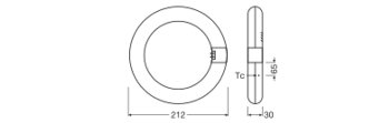 LED TUBE T9 EM V 11W 830 G10Q