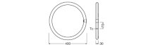 LED TUBE T9 EM V 24W 840 G10Q - LEDVANCE