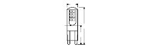 LED PIN G9 P 2.6 W 840 CL G9