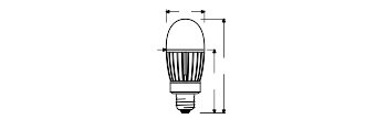 HQL LED P 5400LM 41W 827 E40 - LEDVANCE