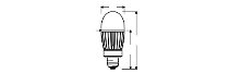 HQL LED P 5400LM 41W 827 E40 - LEDVANCE