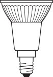 LED PAR16 DIM P 4.8W 927 E14