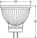 LED MR11 DIM P 4.5W 927 GU4