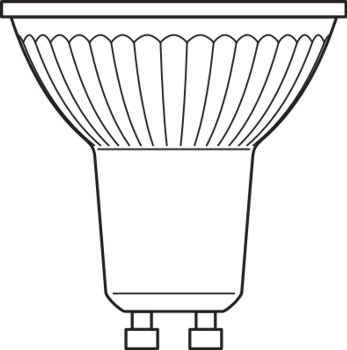 LED PAR16 P 4.3W 827 GU10