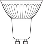 LED PAR16 P 4.3W 827 GU10