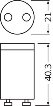 LED TUBE T8 EM STARTER STARTER - LEDVANCE