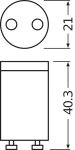 LED TUBE T8 EM STARTER STARTER - LEDVANCE