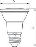 MAS LEDspot VLE D 6-50W 940 PAR20 40D
