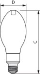 MAS LED HPL M 2.8Klm 19W 830E27 FR G