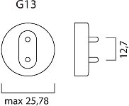 ToLEDo PLATINUM T8 CCG L1200 2520LM 840 100K RL