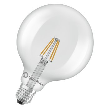 LED Classic Globe 125 40 Filament P 3,4W 827 Clear E27