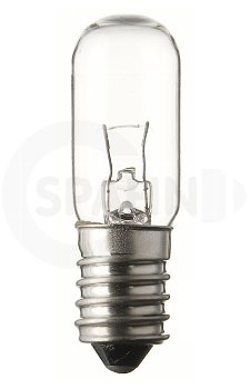 Glühlampe 12V 15W E14 22x48mm klar Glühbirne Lampe Birne 12Volt 15Watt neu 