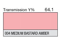 004HT Medium Bastard Amber LEE FILTERS