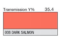 008 Dark Salmon 1-inch LEE FILTERS